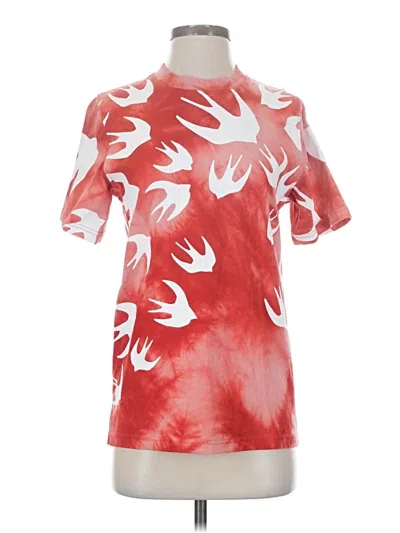 Pre-owned Mcq By Alexander Mcqueen Short Sleeve T-shirt In Red