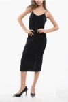 Mcq By Alexander Mcqueen Drawstring Silk Midi Dress