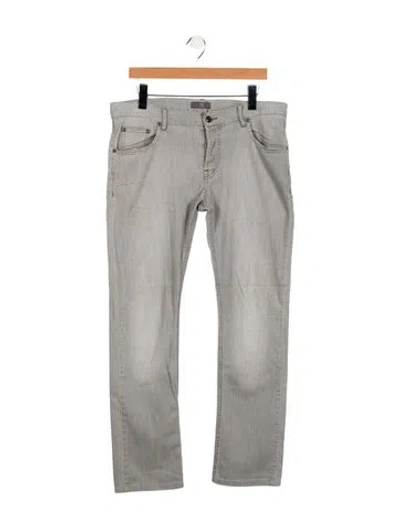 Pre-owned Mcq By Alexander Mcqueen Skinny Jeans In Gray