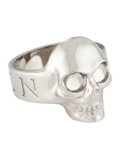 Pre-owned Mcq By Alexander Mcqueen Skull Ring In Multicolor