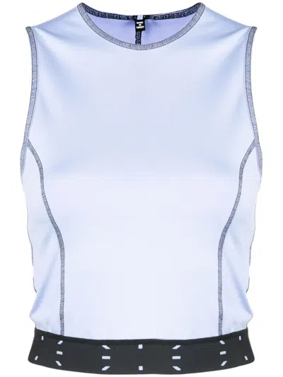 MCQ BY ALEXANDER MCQUEEN SLEEVELESS CROPPED TOP