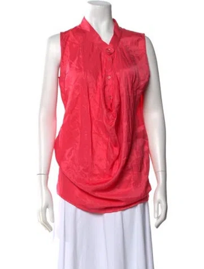 Pre-owned Mcq By Alexander Mcqueen Sleeveless Top In Pink