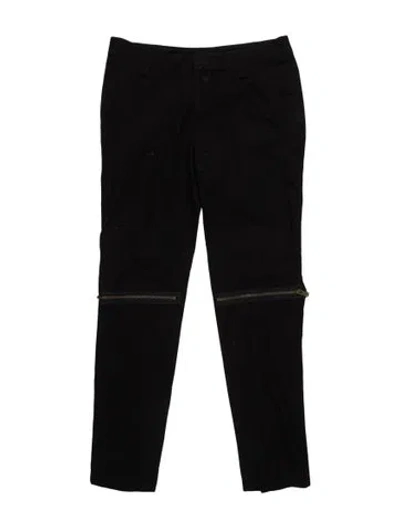 Pre-owned Mcq By Alexander Mcqueen Straight Leg Pants In Black