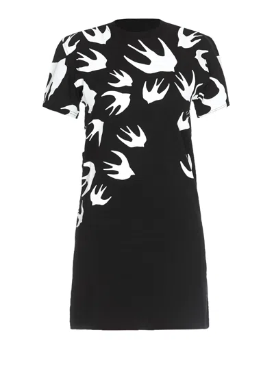 Mcq By Alexander Mcqueen Vestido Corto - Swallow In Negro