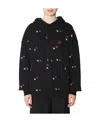 Mcq By Alexander Mcqueen Swallow Printed Sweater In Black