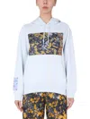 Mcq By Alexander Mcqueen Mcq Alexander Mcqueen Albion Hooded Sweatshirt In Baby Blue