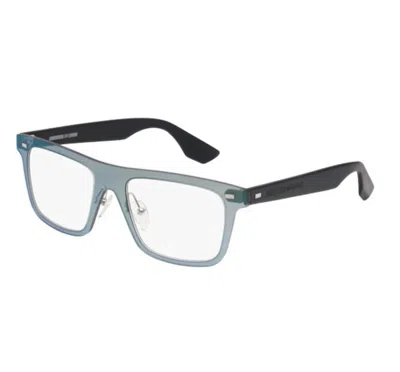 Mcq By Alexander Mcqueen Unisex Mq0024o Eyeglasses In Green/black