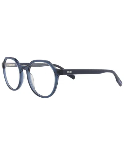 Mcq By Alexander Mcqueen Unisex Mq0306o 51mm Optical Frames In Blue