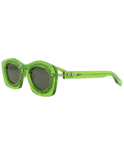 Mcq By Alexander Mcqueen Unisex Mq0358s 52mm Sunglasses In Green