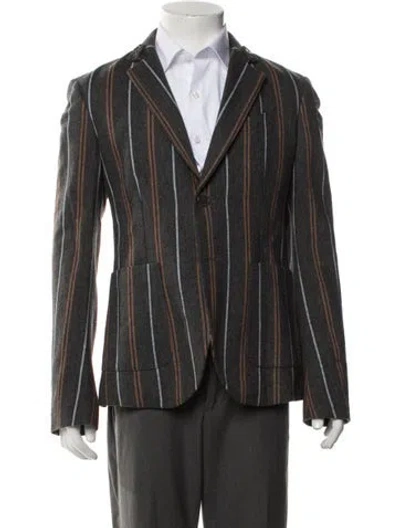 Pre-owned Mcq By Alexander Mcqueen Vintage Late 2000's - Early 2010's Blazer In Grey