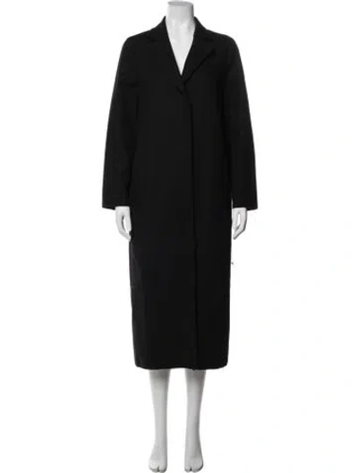 Pre-owned Mcq By Alexander Mcqueen Virgin Wool Coat In Black