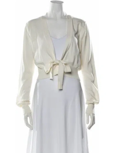 Pre-owned Mcq By Alexander Mcqueen V-neck Sweater In Neutral