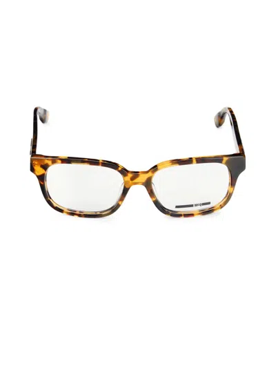 Mcq By Alexander Mcqueen Women's 51mm Rectangle Eyeglasses In Brown