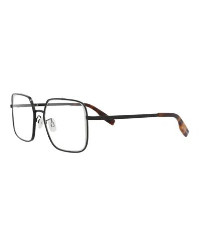 Pre-owned Mcq By Alexander Mcqueen Women's Mcq Alexander Mcqueen Square Rectangle Optical Frames In Black Black Transparent (mq0318o/30