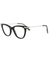 Mcq By Alexander Mcqueen Women's Mq0339o 47mm Optical Frames In Black