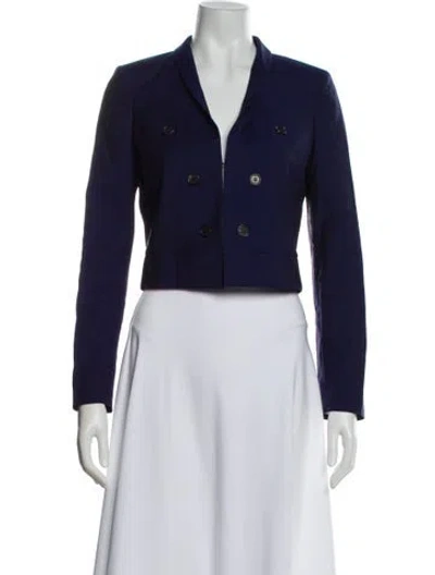 Pre-owned Mcq By Alexander Mcqueen Wool Blazer In Blue