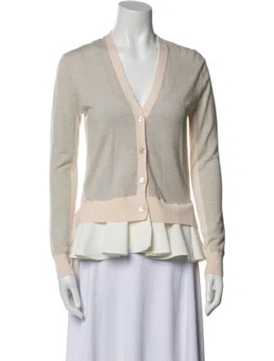 Pre-owned Mcq By Alexander Mcqueen Wool Colorblock Pattern Sweater In Gray