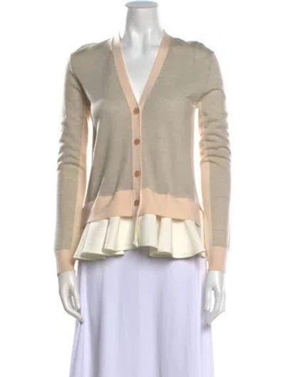 Pre-owned Mcq By Alexander Mcqueen Wool Colorblock Pattern Sweater In Neutral
