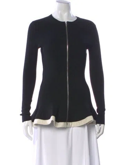 Pre-owned Mcq By Alexander Mcqueen Wool Crew Neck Sweater In Black