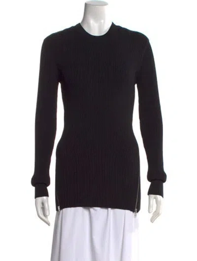 Pre-owned Mcq By Alexander Mcqueen Wool Crew Neck Sweater W/ Tags In Black