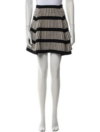 Pre-owned Mcq By Alexander Mcqueen Wool Mini Skirt W/ Tags In White