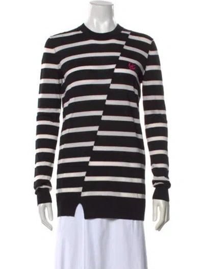 Pre-owned Mcq By Alexander Mcqueen Wool Striped Sweater W/ Tags In Black