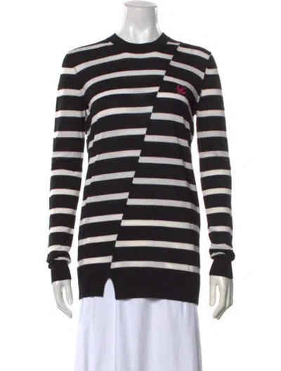 Pre-owned Mcq By Alexander Mcqueen Wool Striped Sweater W/ Tags In Black