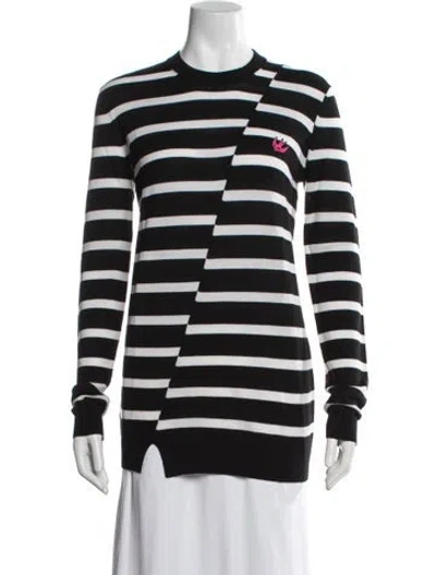Pre-owned Mcq By Alexander Mcqueen Wool Striped Sweater W/ Tags In Black