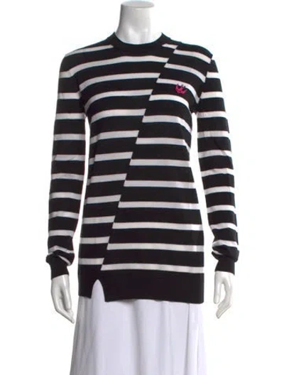 Pre-owned Mcq By Alexander Mcqueen Wool Striped Sweater W/ Tags In Black