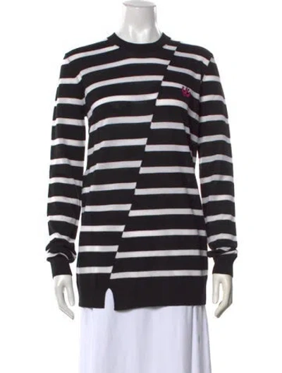 Pre-owned Mcq By Alexander Mcqueen Wool Striped Sweater W/ Tags In Black