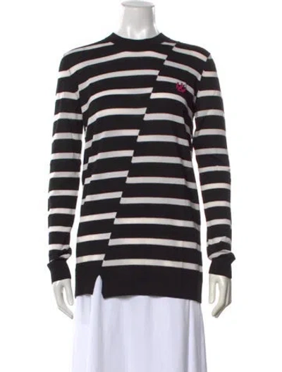 Pre-owned Mcq By Alexander Mcqueen Wool Striped Sweater W/ Tags In Black