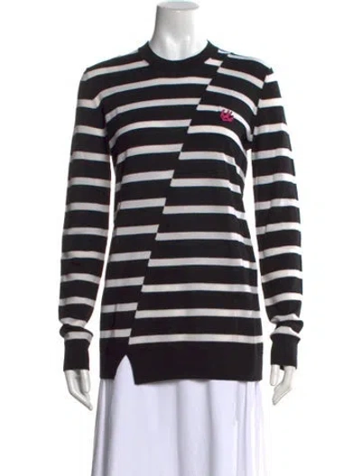 Pre-owned Mcq By Alexander Mcqueen Wool Striped Sweater W/ Tags In Black