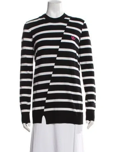 Pre-owned Mcq By Alexander Mcqueen Wool Striped Sweater W/ Tags In Black