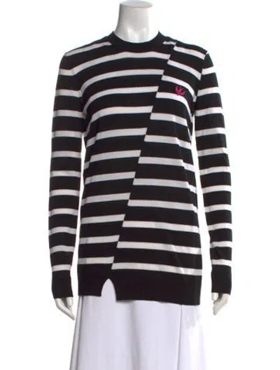 Pre-owned Mcq By Alexander Mcqueen Wool Striped Sweater W/ Tags In Black