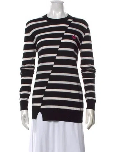 Pre-owned Mcq By Alexander Mcqueen Wool Striped Sweater W/ Tags In Black/white