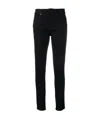 Mcq By Alexander Mcqueen Zippered Detail Skinny Jeans In Black