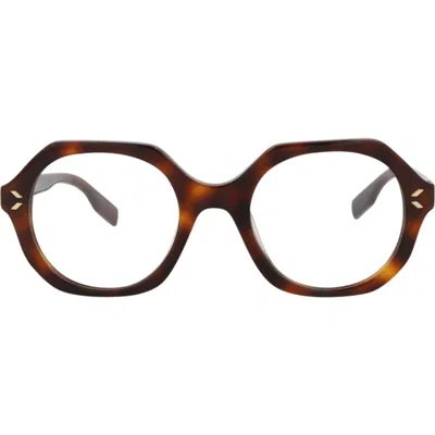 Alexander Mcqueen Mcqueen 47mm Round Optical Glasses In Multi