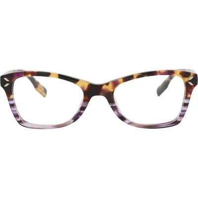 Alexander Mcqueen Mcqueen 48mm Square Optical Glasses In Multi