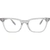 Alexander Mcqueen Mcqueen 50mm Cat Eye Optical Frames In Gray