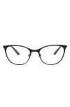 Alexander Mcqueen Mcqueen 50mm Cat Eye Optical Glasses In Black