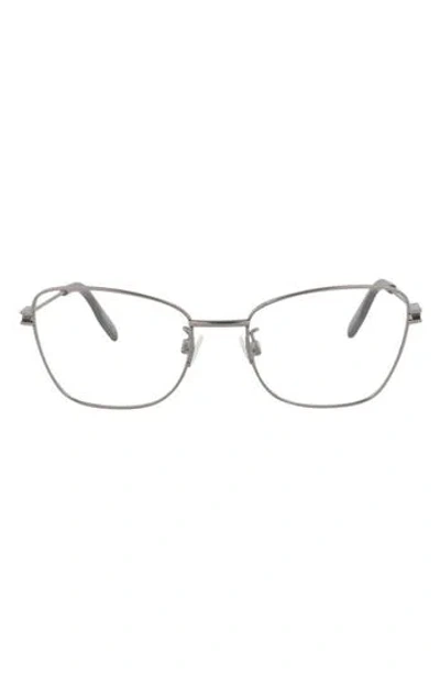 Alexander Mcqueen Mcqueen 50mm Cat Eye Optical Glasses In Neutral