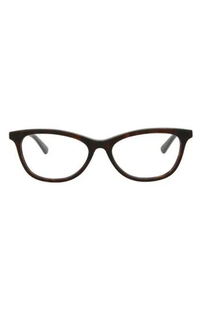 Alexander Mcqueen Mcqueen 50mm Core Oval Optical Glasses In Multi