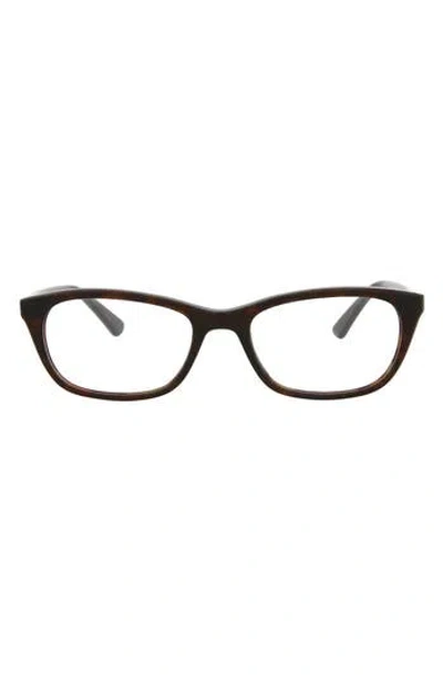 Alexander Mcqueen Mcqueen 51mm Core Rectangular Optical Glasses In Black