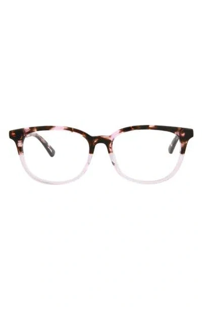 Alexander Mcqueen Mcqueen 51mm Core Square Optical Glasses In Neutral