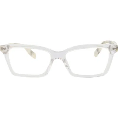 Alexander Mcqueen Mcqueen 51mm Rectangular Optical Glasses In Gray