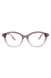 Alexander Mcqueen Mcqueen 51mm Round Optical Glasses In Neutral