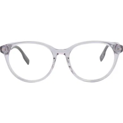 Alexander Mcqueen Mcqueen 52mm Round Optical Glasses In Gray