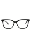 Alexander Mcqueen Mcqueen 52mm Square Optical Glasses In Black