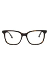 Alexander Mcqueen Mcqueen 52mm Square Optical Glasses In Multi