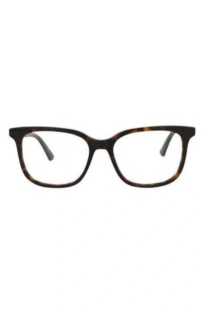 Alexander Mcqueen Mcqueen 52mm Square Optical Glasses In Multi